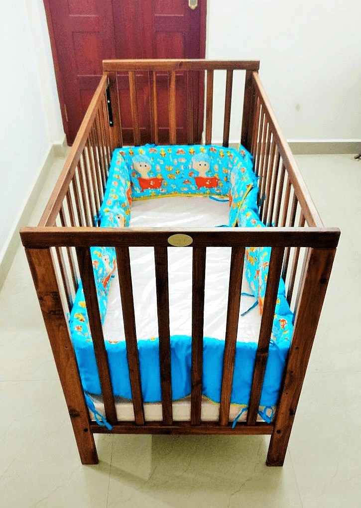 Baby Crib with Mattress on rent in Chennai