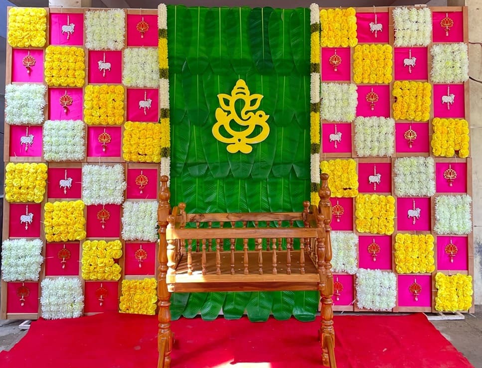 Pink Rani Backdrop on rent in Chennai