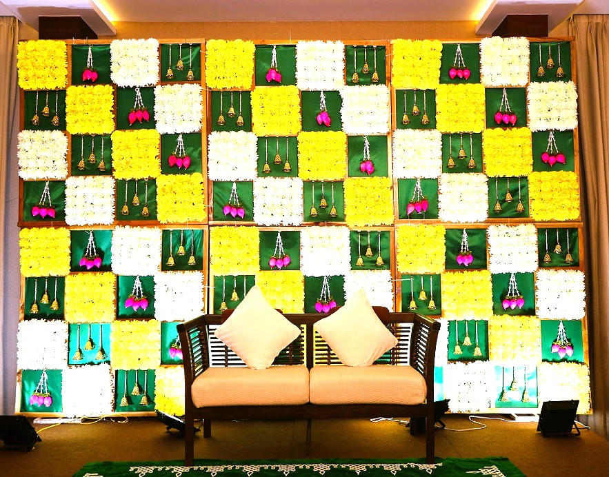 Traditional Lotus Backdrop on rent in Chennai