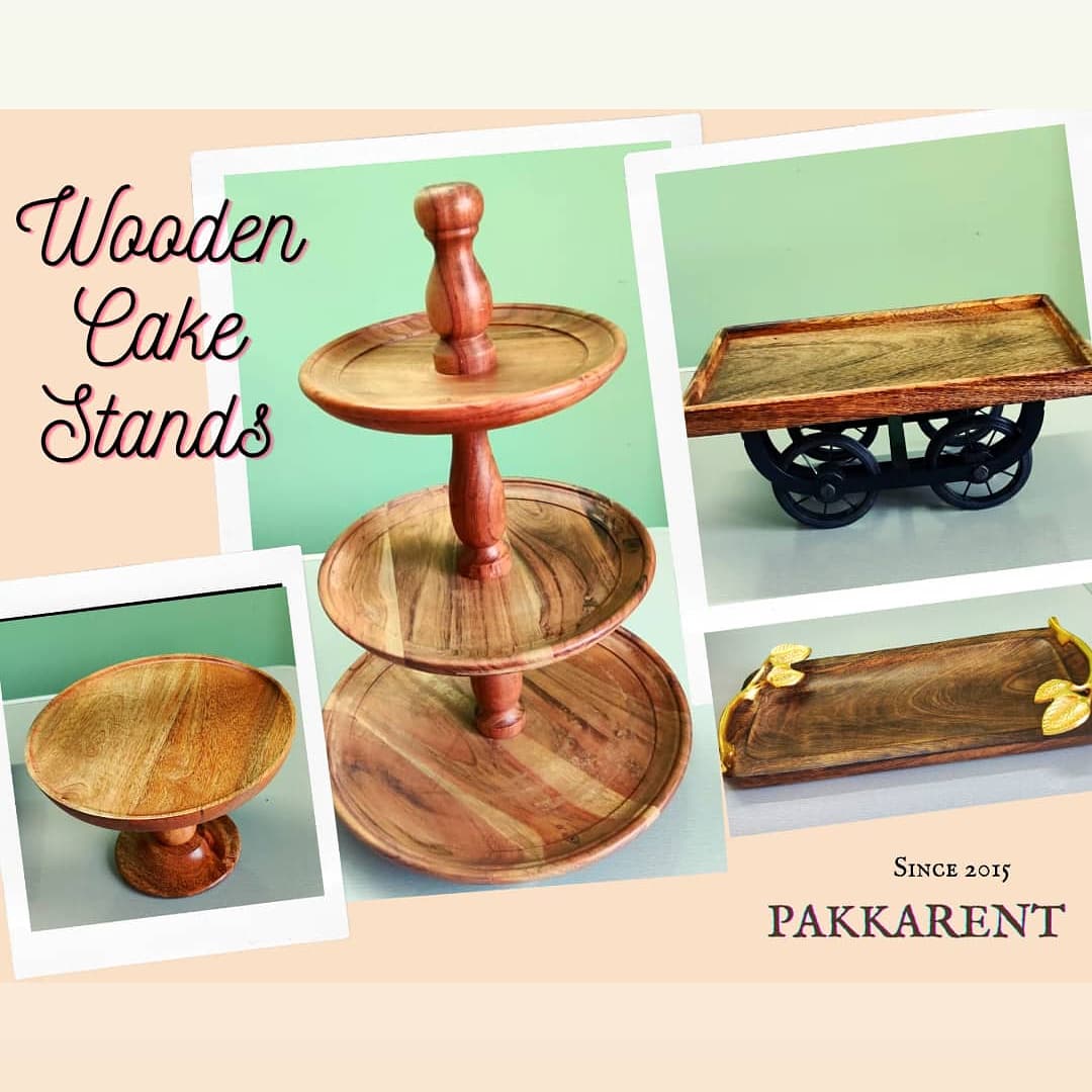 Wooden Cake Stands on rent in Chennai