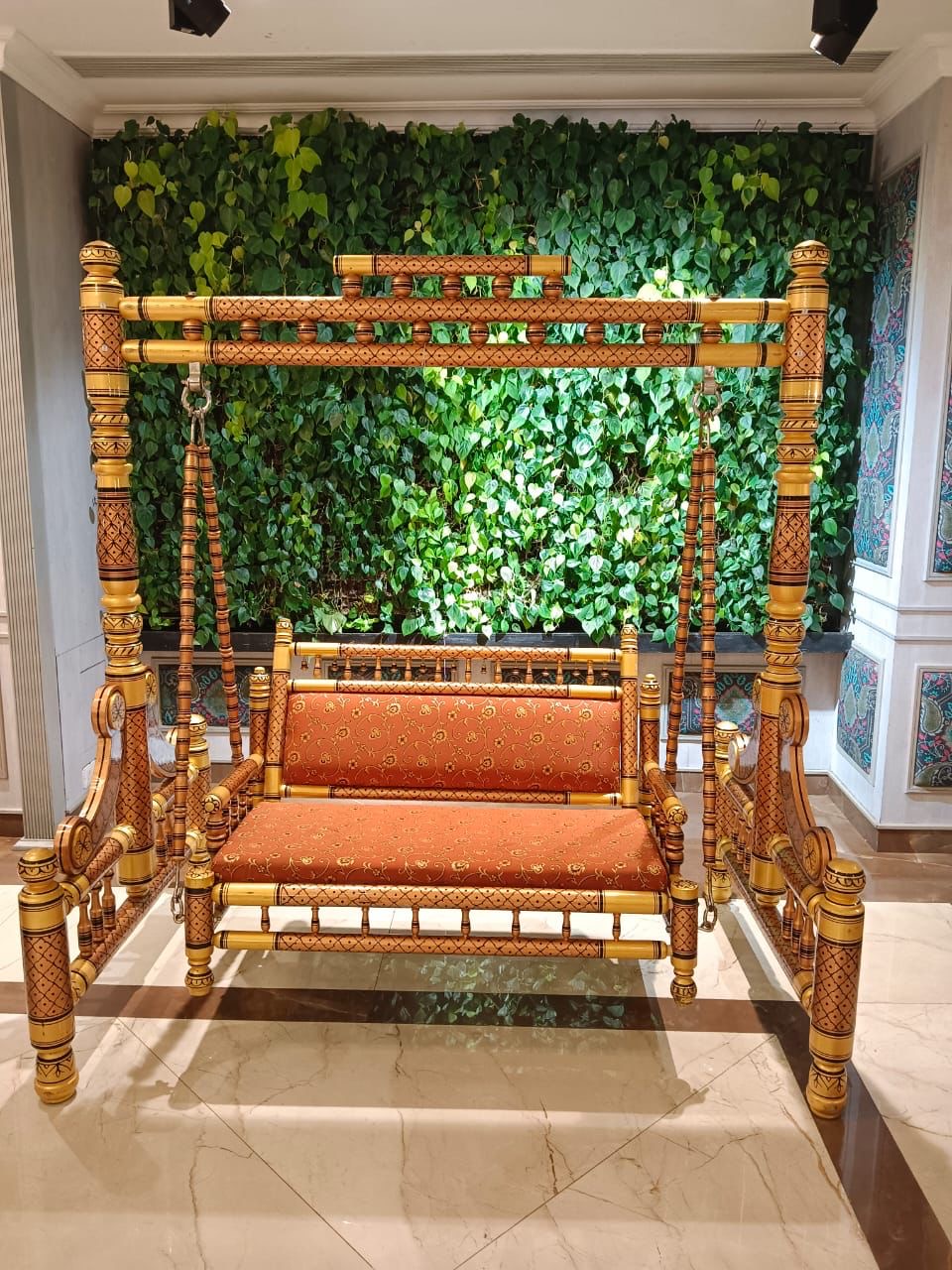 Teak Wood Oonjal / Swing / Jhula on rent in Hyderabad — photo 2
